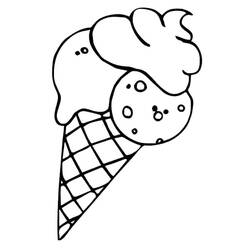 Dessin à colorier: Glace (Alimentation et Nutrition) #177625 - Coloriages à Imprimer Gratuits