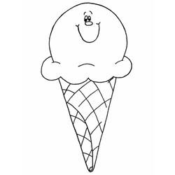 Dessin à colorier: Glace (Alimentation et Nutrition) #177628 - Coloriages à Imprimer Gratuits