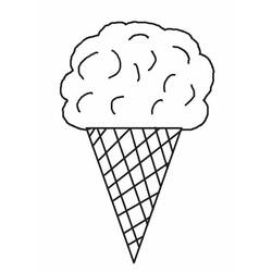 Dessin à colorier: Glace (Alimentation et Nutrition) #177630 - Coloriages à Imprimer Gratuits