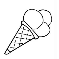 Dessin à colorier: Glace (Alimentation et Nutrition) #177631 - Coloriages à Imprimer Gratuits