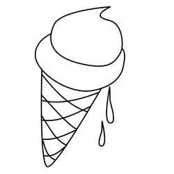 Dessin à colorier: Glace (Alimentation et Nutrition) #177638 - Coloriages à Imprimer Gratuits