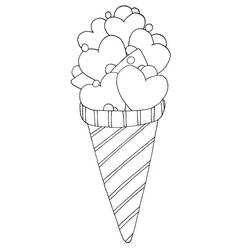 Dessin à colorier: Glace (Alimentation et Nutrition) #177648 - Coloriages à Imprimer Gratuits