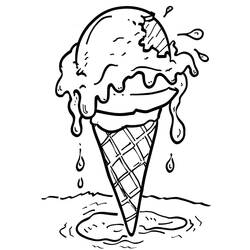 Dessin à colorier: Glace (Alimentation et Nutrition) #218948 - Coloriages à Imprimer Gratuits
