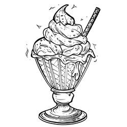 Dessin à colorier: Glace (Alimentation et Nutrition) #218955 - Coloriages à Imprimer Gratuits