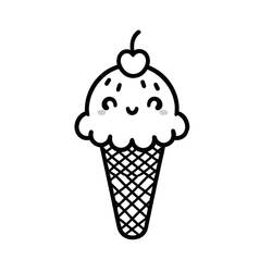 Dessin à colorier: Glace (Alimentation et Nutrition) #218957 - Coloriages à Imprimer Gratuits