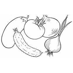 Dessin à colorier: Légumes (Alimentation et Nutrition) #212141 - Coloriages à Imprimer Gratuits