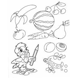 Dessin à colorier: Légumes (Alimentation et Nutrition) #212144 - Coloriages à Imprimer Gratuits