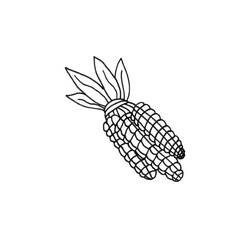 Dessin à colorier: Maïs (Alimentation et Nutrition) #207445 - Coloriages à Imprimer Gratuits