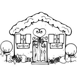 Dessin à colorier: Maison En Pain Depices (Alimentation et Nutrition) #199220 - Coloriages à Imprimer Gratuits