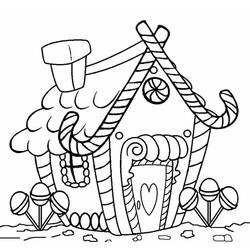 Dessin à colorier: Maison En Pain Depices (Alimentation et Nutrition) #199227 - Coloriages à Imprimer Gratuits