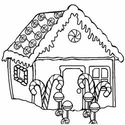 Dessin à colorier: Maison En Pain Depices (Alimentation et Nutrition) #199239 - Coloriages à Imprimer Gratuits