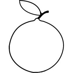 Dessin à colorier: Orange (Alimentation et Nutrition) #208628 - Coloriages à Imprimer Gratuits