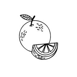 Dessin à colorier: Orange (Alimentation et Nutrition) #208632 - Coloriages à Imprimer Gratuits