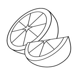 Dessin à colorier: Orange (Alimentation et Nutrition) #208633 - Coloriages à Imprimer Gratuits