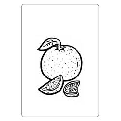 Dessin à colorier: Orange (Alimentation et Nutrition) #208637 - Coloriages à Imprimer Gratuits
