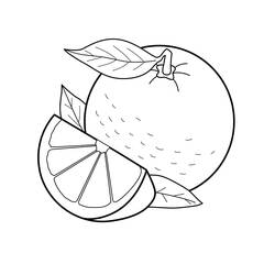 Dessin à colorier: Orange (Alimentation et Nutrition) #208639 - Coloriages à Imprimer Gratuits