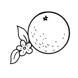 Dessin à colorier: Orange (Alimentation et Nutrition) #208644 - Coloriages à Imprimer Gratuits
