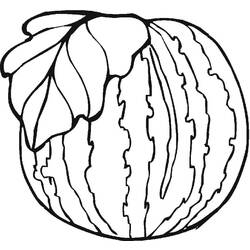 Dessins à colorier: Pastèque - Coloriages à Imprimer Gratuits