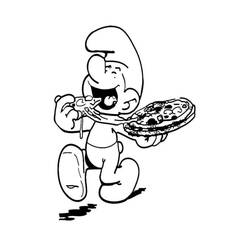Dessin à colorier: Pizza (Alimentation et Nutrition) #197384 - Coloriages à Imprimer Gratuits
