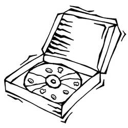 Dessin à colorier: Pizza (Alimentation et Nutrition) #197415 - Coloriages à Imprimer Gratuits