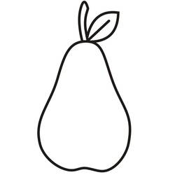 Dessins à colorier: Poire - Coloriages à Imprimer Gratuits