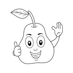 Dessin à colorier: Poire (Alimentation et Nutrition) #203739 - Coloriages à Imprimer Gratuits