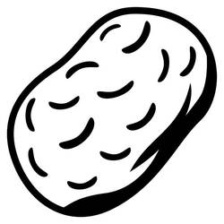 Dessin à colorier: Pomme de terre (Alimentation et Nutrition) #207429 - Coloriages à Imprimer Gratuits