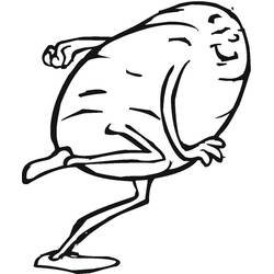 Dessin à colorier: Pomme de terre (Alimentation et Nutrition) #207432 - Coloriages à Imprimer Gratuits