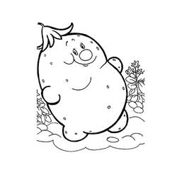 Dessin à colorier: Pomme de terre (Alimentation et Nutrition) #207438 - Coloriages à Imprimer Gratuits