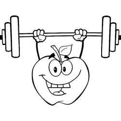 Dessin à colorier: Pommes (Alimentation et Nutrition) #209349 - Coloriages à Imprimer Gratuits