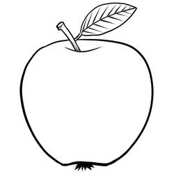 Dessin à colorier: Pommes (Alimentation et Nutrition) #209350 - Coloriages à Imprimer Gratuits