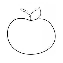 Dessin à colorier: Pommes (Alimentation et Nutrition) #209351 - Coloriages à Imprimer Gratuits