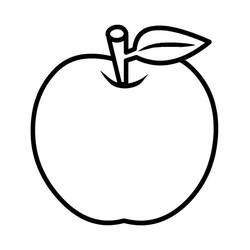 Dessin à colorier: Pommes (Alimentation et Nutrition) #209353 - Coloriages à Imprimer Gratuits