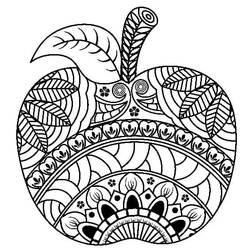 Dessin à colorier: Pommes (Alimentation et Nutrition) #209356 - Coloriages à Imprimer Gratuits