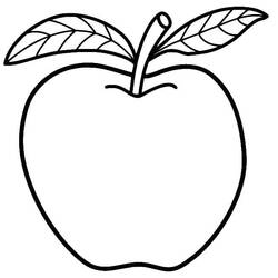 Dessin à colorier: Pommes (Alimentation et Nutrition) #209360 - Coloriages à Imprimer Gratuits
