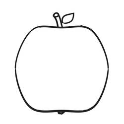Dessin à colorier: Pommes (Alimentation et Nutrition) #209361 - Coloriages à Imprimer Gratuits