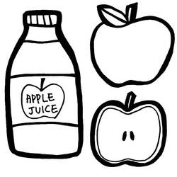 Dessin à colorier: Pommes (Alimentation et Nutrition) #209362 - Coloriages à Imprimer Gratuits