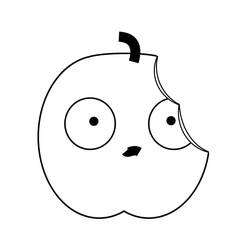 Dessin à colorier: Pommes (Alimentation et Nutrition) #209364 - Coloriages à Imprimer Gratuits