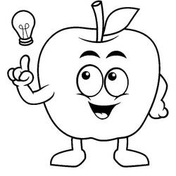 Dessin à colorier: Pommes (Alimentation et Nutrition) #209365 - Coloriages à Imprimer Gratuits