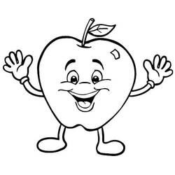Dessin à colorier: Pommes (Alimentation et Nutrition) #209368 - Coloriages à Imprimer Gratuits