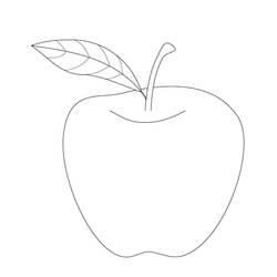 Dessin à colorier: Pommes (Alimentation et Nutrition) #209372 - Coloriages à Imprimer Gratuits