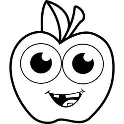 Dessin à colorier: Pommes (Alimentation et Nutrition) #209375 - Coloriages à Imprimer Gratuits