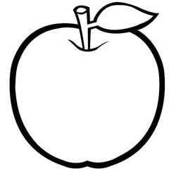 Dessin à colorier: Pommes (Alimentation et Nutrition) #209376 - Coloriages à Imprimer Gratuits