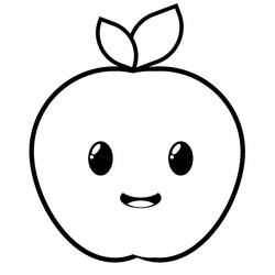 Dessin à colorier: Pommes (Alimentation et Nutrition) #209384 - Coloriages à Imprimer Gratuits