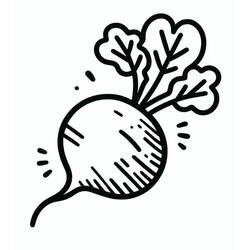 Dessin à colorier: Radis (Alimentation et Nutrition) #220964 - Coloriages à Imprimer Gratuits