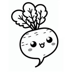 Dessin à colorier: Radis (Alimentation et Nutrition) #220967 - Coloriages à Imprimer Gratuits