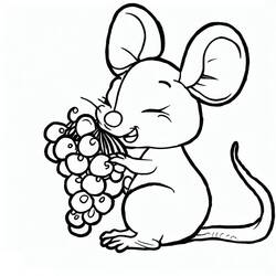 Dessin à colorier: Raisins (Alimentation et Nutrition) #212400 - Coloriages à Imprimer Gratuits