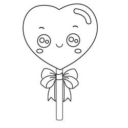 Dessin à colorier: Sucette (Alimentation et Nutrition) #213768 - Coloriages à Imprimer Gratuits