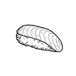Dessins à colorier: Sushi - Coloriages à Imprimer Gratuits