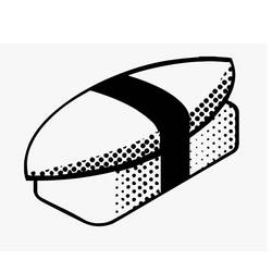 Dessin à colorier: Sushi (Alimentation et Nutrition) #209240 - Coloriages à Imprimer Gratuits